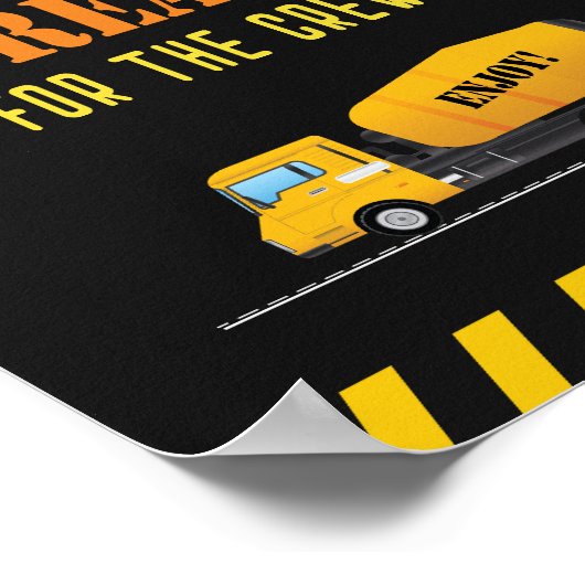 Crews用の処理建築テーマシンボルや象徴 ポスター (角)