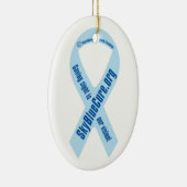 CRFの楕円形のオーナメント セラミックオーナメント (右)