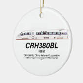 CRH380BL中国鉄道高速電車 セラミックオーナメント (左)