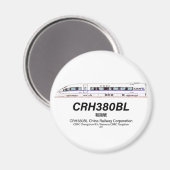 CRH380BL中国鉄道高速電車 マグネット (正面/裏面)
