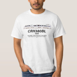 CRH380BL中国鉄道高速電車 Tシャツ