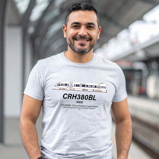 CRH380BL中国鉄道高速電車 Tシャツ