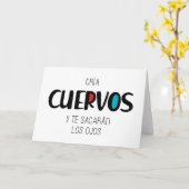 Cria cuervos カード (黄色い花)