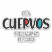 Cria cuervos シール (正面)