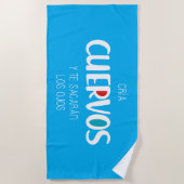 Cria cuervos ビーチタオル (正面)