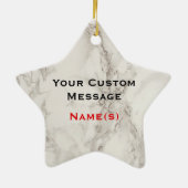 Cribbageのマスターのパーソナライズ セラミックオーナメント (裏面)