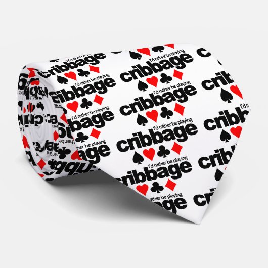 Cribbageプレーヤーのタイ ネクタイ (ロール)