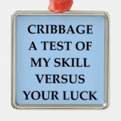 cribbage メタルオーナメント (正面)