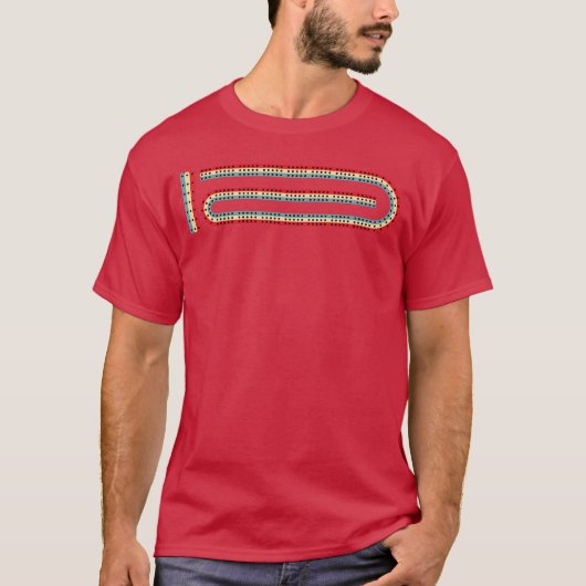 Cribbage Board 3rack Cribbage family Tシャツ (正面)