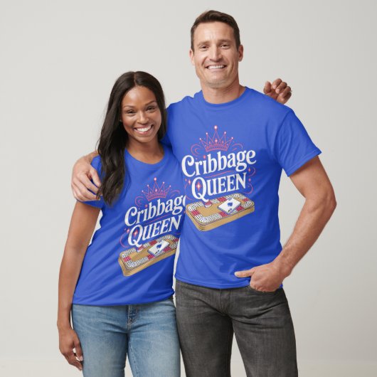 Cribbage Queen Skunked Peg Card Game Board Game Cr Tシャツ (ユニセックス)