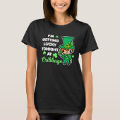 Cribbage St Patrick's Day Leprechaun Saying Card G Tシャツ (正面)