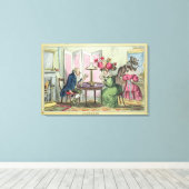 Cribbage、Thomas McLean, London (colo) キャンバスプリント (インサイチュ (ウッドフロア))