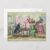 Cribbage、Thomas McLean, London (colo) ポストカード (正面/裏面)