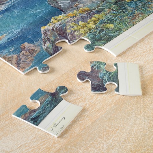 Cribiereからのガーンジー、1862年のサウスコースト(w ジグソーパズル (側面)