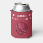 Cricket Ball Seam Monogram Cricketer 缶クーラー (缶裏面)