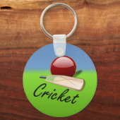 Cricket - bat and ball, キーホルダー (裏面)
