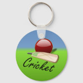 Cricket - bat and ball, キーホルダー (裏面)