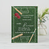 Cricket Birthday Party Sports Invitation 招待状 (スタンド正面)