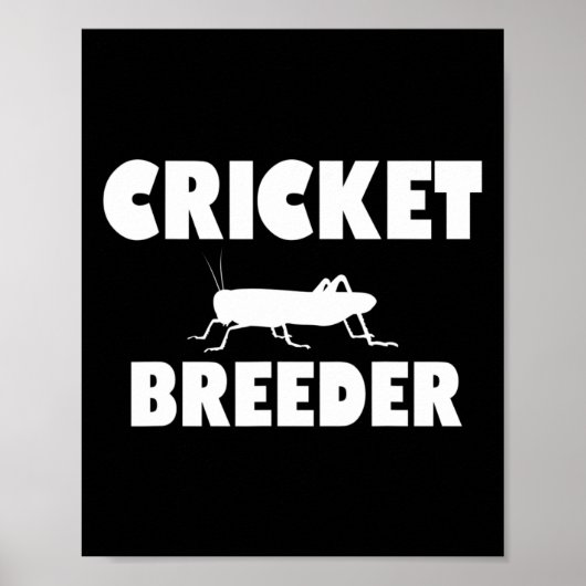 Cricket Breeder Cricket Breeding Crickets Future B ポスター (正面)