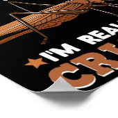 Cricket Breeder Insect Enthusiast Entomologist Hum ポスター (角)