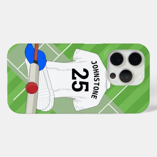 Cricket club fan/player Case-Mate iPhoneケース (裏面 (横))