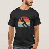 Cricket cricketer batter England India Pakistan US Tシャツ (正面)