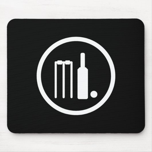 Cricket Cricketer Cricketers India Pakistan Englan マウスパッド (正面)