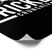 Cricket Cruncher Funny Insect Graphic  ポスター (角)