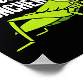 Cricket Cruncher Funny Insect Lover Quote  ポスター (角)