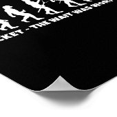 Cricket Evolution For Cricket Sports Player Funny  ポスター (角)