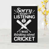 Cricket Game Player Ll T Coach Cricketer  カード (黄色い花)