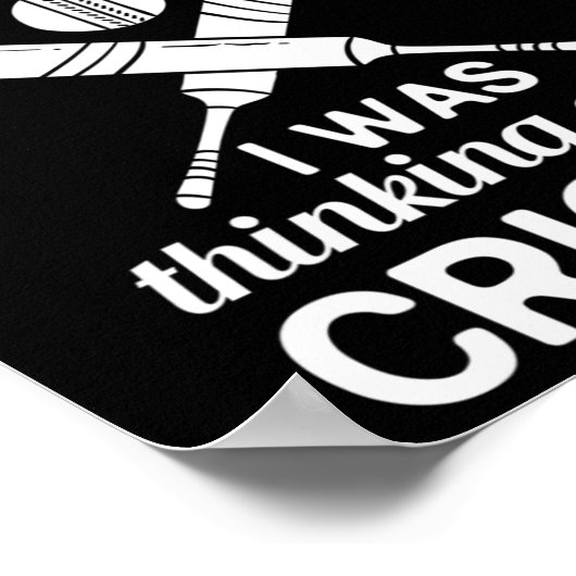 Cricket Game Player Ll T Coach Cricketer  ポスター (角)