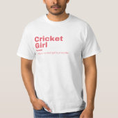 Cricket  Girl - Cricket  Tシャツ (正面)