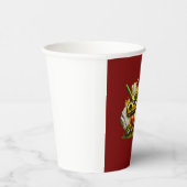 Cricket Gold Emblem Sport Inspired 8oz Paper Cup 紙コップ (右)
