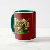 Cricket Gold Emblem Sport Inspired Combo Mug マグカップ (正面左)