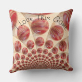 Cricket I Love this Game クッション (裏面)