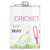 Cricket in my life フラスク (正面)