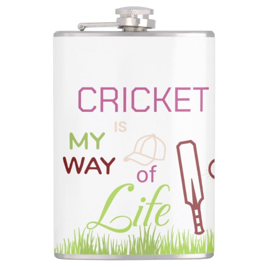 Cricket in my life フラスク (正面)