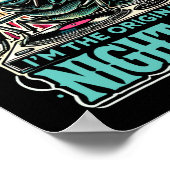 Cricket Insect I'm The Original Night Dj  ポスター (角)