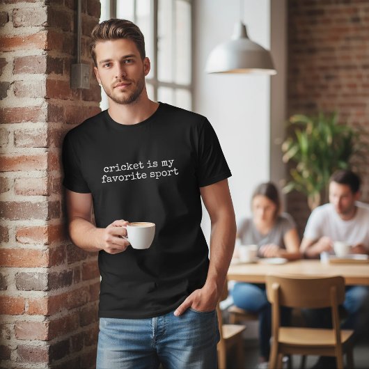 Cricket Is My Favorite Sport Tシャツ