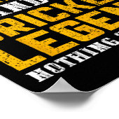 Cricket Legend Grandpa  ポスター (角)