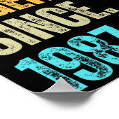 Cricket Legend Since 1987 Retro Birthday  ポスター (角)