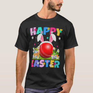 Cricket Lover Happy Easter Bunny Cricket Easter Su Tシャツ