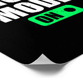 Cricket Mode On - Cricketer Cricket Player Cricket ポスター (角)