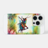 Cricket Painting 300724AREF116 - Watercolor iPhoneケース (裏面横)