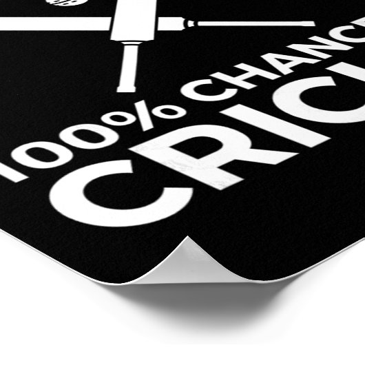 Cricket Player  ポスター (角)