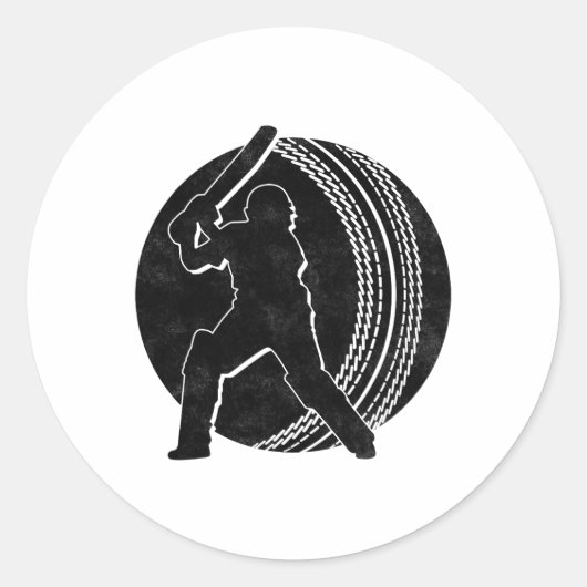 Cricket Player 11  ラウンドシール (正面)