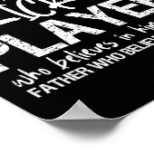 Cricket Player Dad ポスター (角)