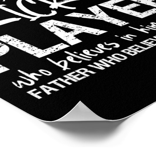 Cricket Player Dad  ポスター (角)