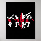 Cricket Player Distressed  ポスター (正面)